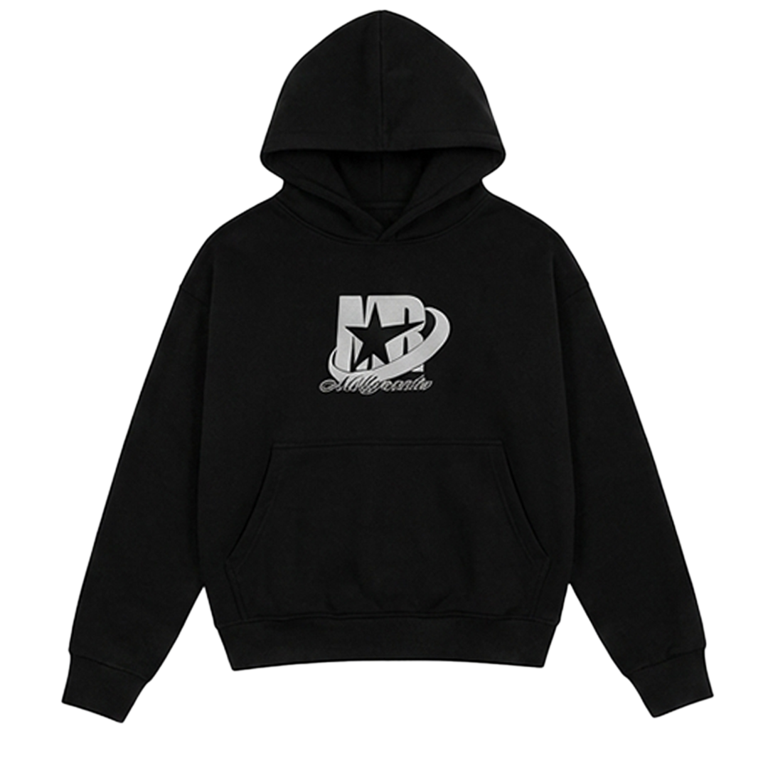 Solid Black Hoodie