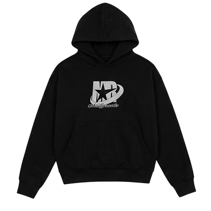 Solid Black Hoodie