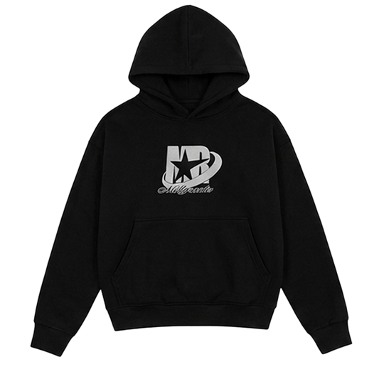 Solid Black Hoodie